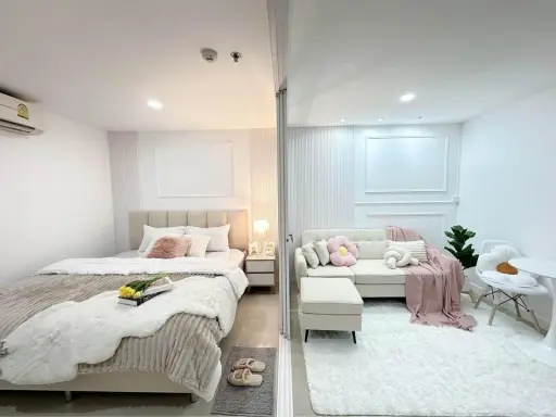 For sale: Regent Home 6 Prachachuen, beautiful room, fully furnished, has a large sofa, bright, clean, comfortable, must arrange.