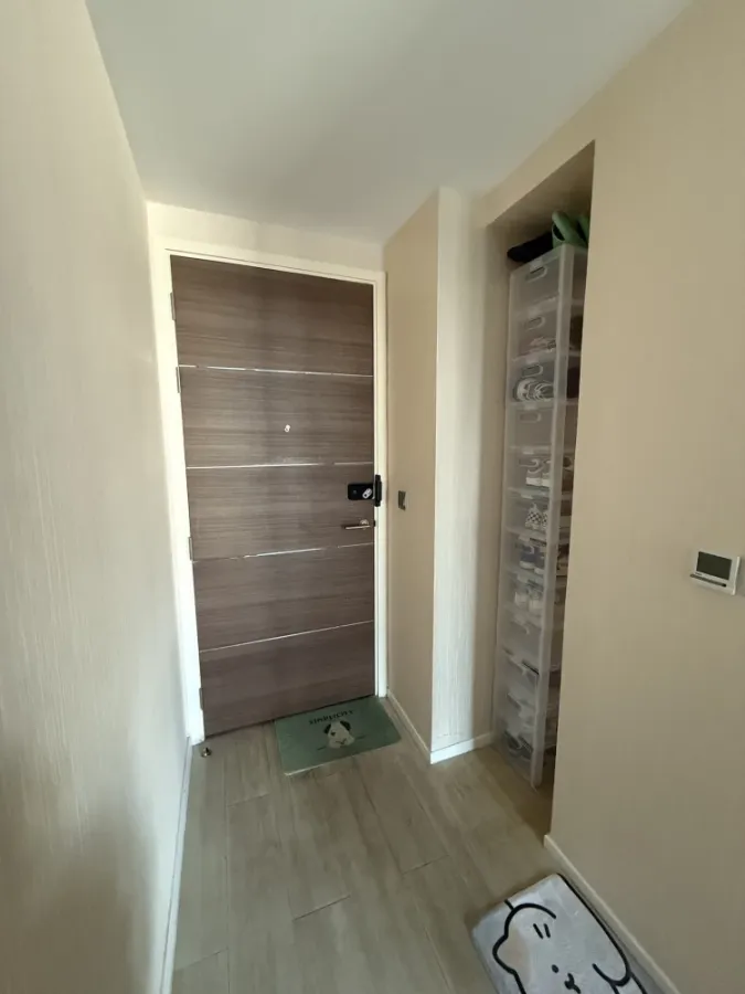 For rent: Atmoz Ladprao 71, Building B, 2nd floor, corner room, beautifully decorated, clearly divided room zones, don't miss it.