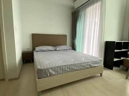 Condo for rent, Chapter One Eco, Ratchada-Huay Kwang, 15th floor, fully furnished, low price, hurry to book now.