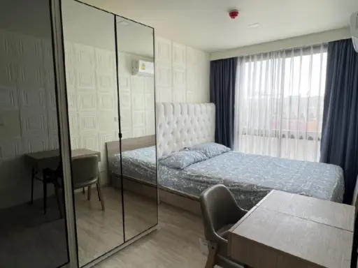 For rent Maestro 03 Ratchada-Rama 9, fully furnished, good location, convenient transportation, can't miss it.