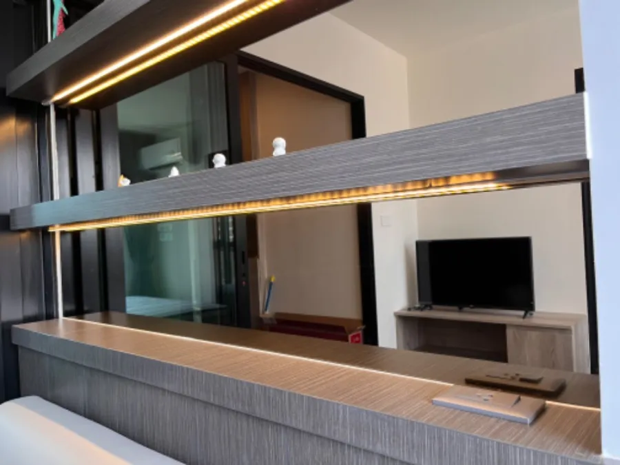 For rent: The Origin On Nut, open view, comes with complete decoration. If interested, reserve now, don't wait.