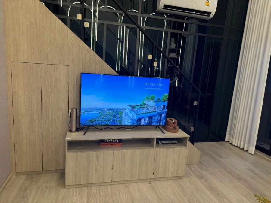 Down payment sale: Origin Place Tao Poon Interchange, corner room, 2 floors, private, airy, comfortable, river view, reserve now!