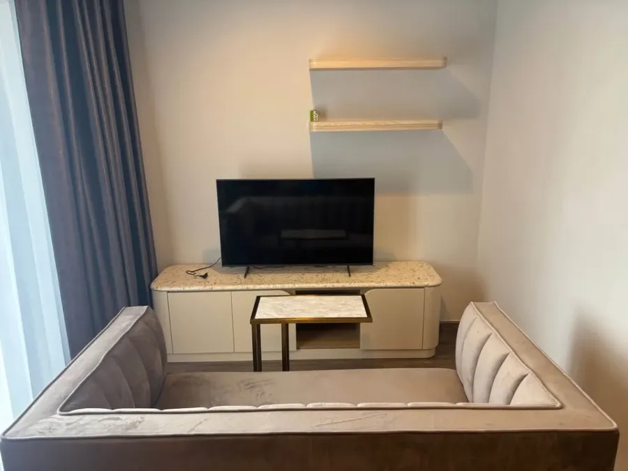 For rent: Life Ladprao Valley, 28th floor, very high, great city view, fully furnished, book now.