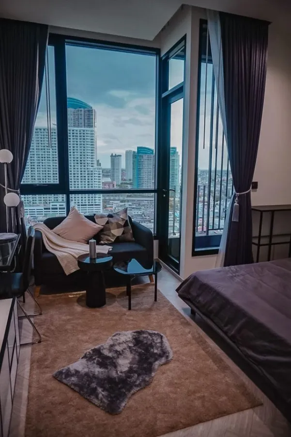 ให้เช่า Chapter เจริญนคร-ริเวอร์ไซด์ ชั้น 18 วิวสวยสุดๆ ห้อง STUDIO ตกแต่ง Style Modern รีบจองด่วนๆ