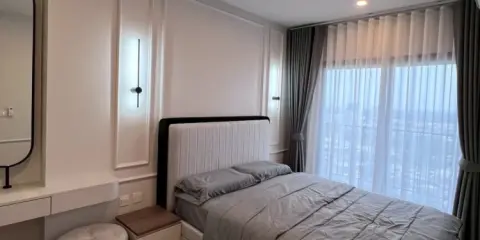 For rent condo Life Rama 4 - Asoke ห้องแต่งน่าอยู่ บิ้วอินท์อย่างดี ราคาอย่างโดน มาจองได้แล้ววันนี้ อย่าพลาด