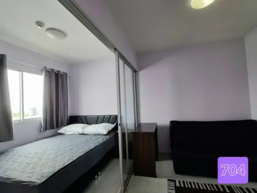 ให้เช่า Plum Condo Park Rangsit ชั้น 7 วิวเมือง ห้องแต่งครบ พร้อมอยู่ จองเลย ห้ามพลาด