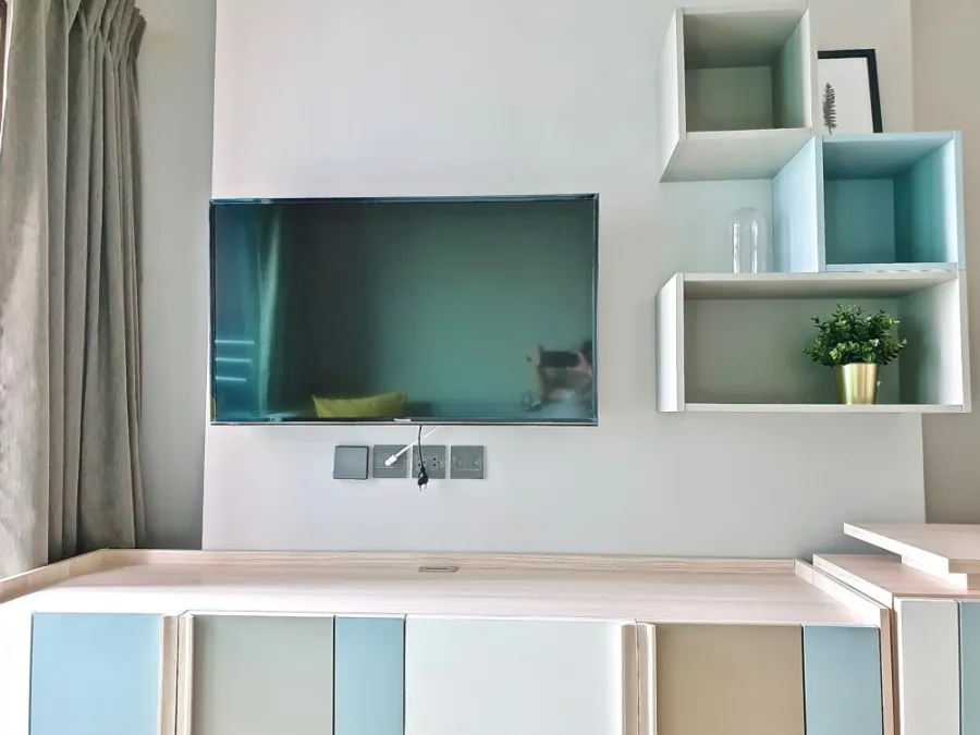 Condo for rent or sale, Lumpini Suite Phetchaburi - Makkasan, nice decorated room, 34th floor, good view, cheap price, hurry to buy