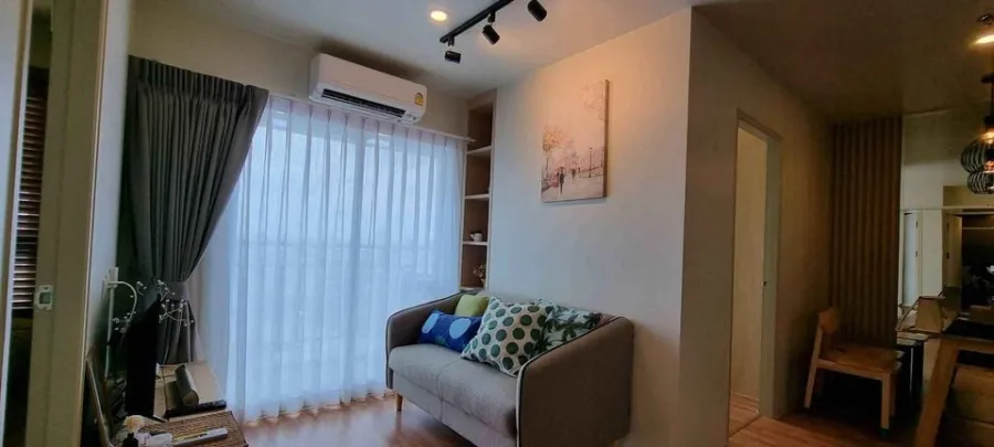 Condo for rent, Lumpini Ville Suksawat-Rama 2, 26th floor, city view, minimalist style room, book now.