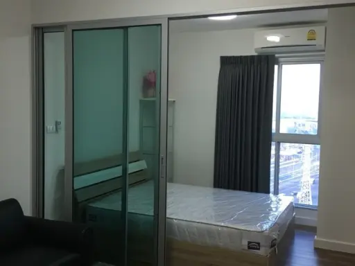Condo for rent, A Space Me Bangna, fully furnished, relaxing atmosphere With a night view, do it!