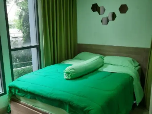 For rent!! Condo Monique Sukhumvit 64, 2nd floor, Building B, fully furnished Ready to move in immediately, don't miss it!!