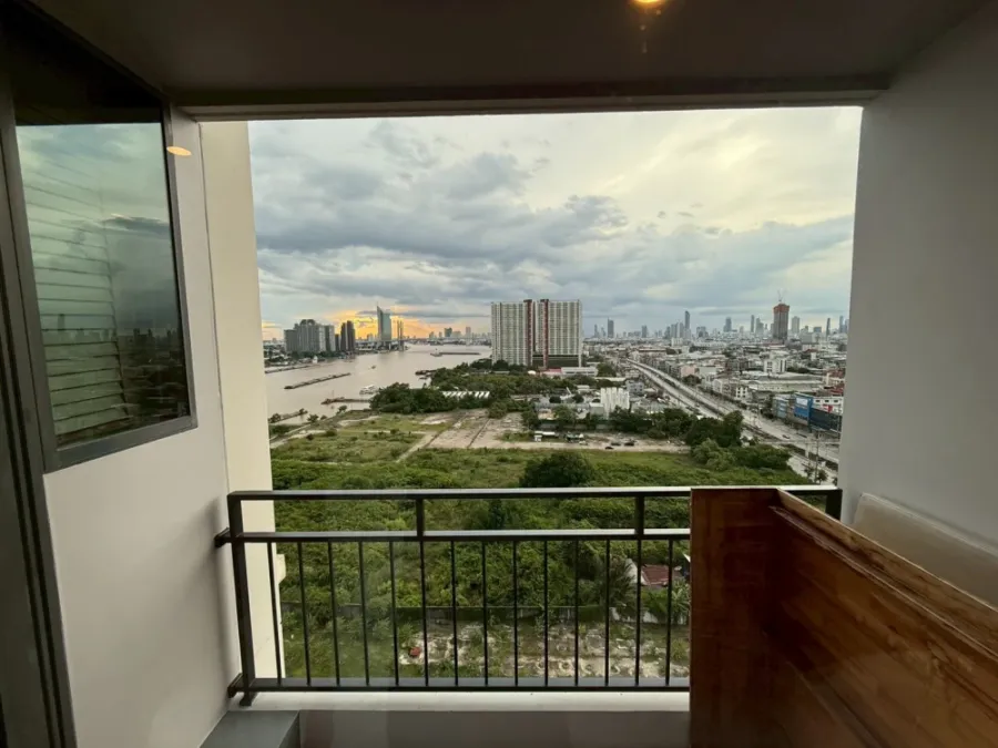 ให้เช่า U Delight Residence Riverfront Rama 3 1 ห้องนอน 1 ห้องน้ำ มาพร้อมเฟอร์ครบครัน มองเห็นวิวแม่น้ำ จองเลย