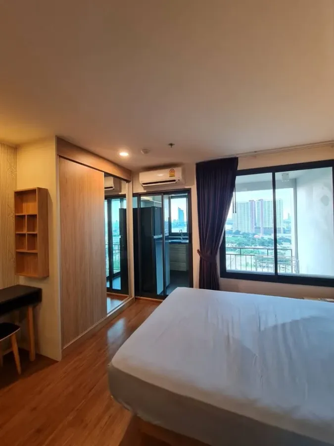 ขาย ให้เช่า U Delight Residence Riverfront Rama 3 ชั้นที่ 17 ขนาด 34 ตรม. วิวแม่น้ำฝั่งสะพานพระราม9 ลมผ่านเย็นสบาย พร้อมแล้วจองเลย