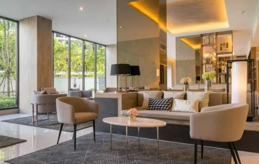 For sale and rent Knightsbridge Phahonyothin-Interchange. The room is divided into proportions. With a big screen TV, nice place to stay, don't miss o