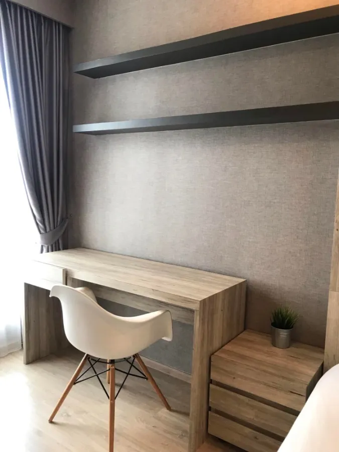 For rent IDEO Q Chula-Samyan, 35th floor, Fully Furnished, plus you can sleep and see beautiful city views. Enjoy this. Book quickly.