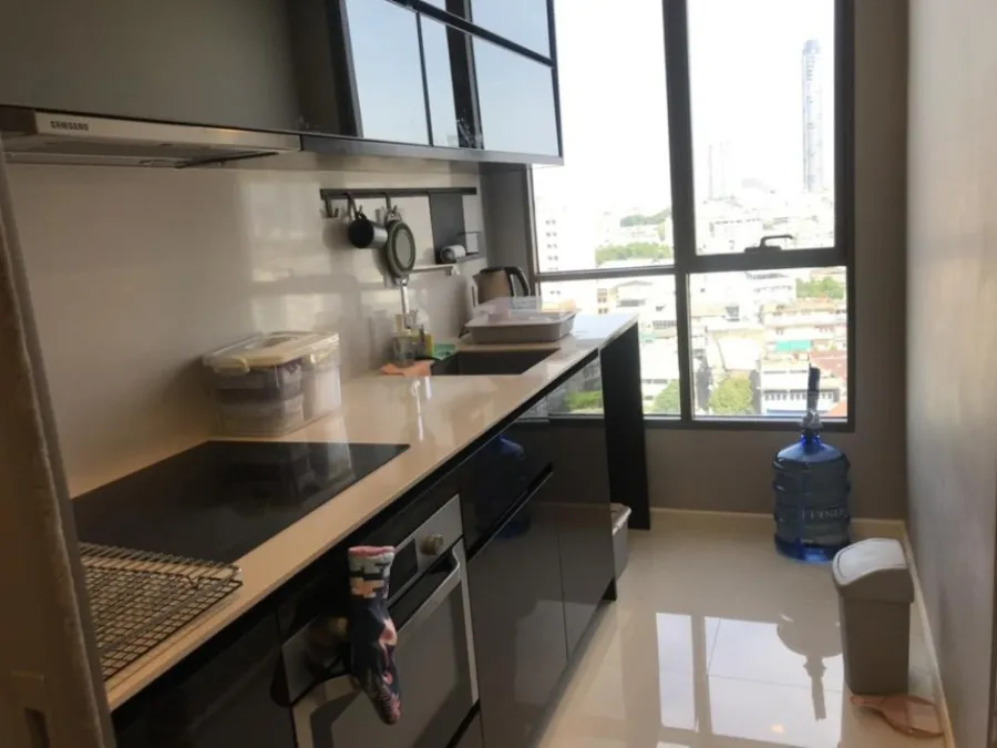 For sale, rent, Condo The Room Sathorn-St. Louis, 12th floor, beautiful room, fully furnished. Ready to move in, book now!!