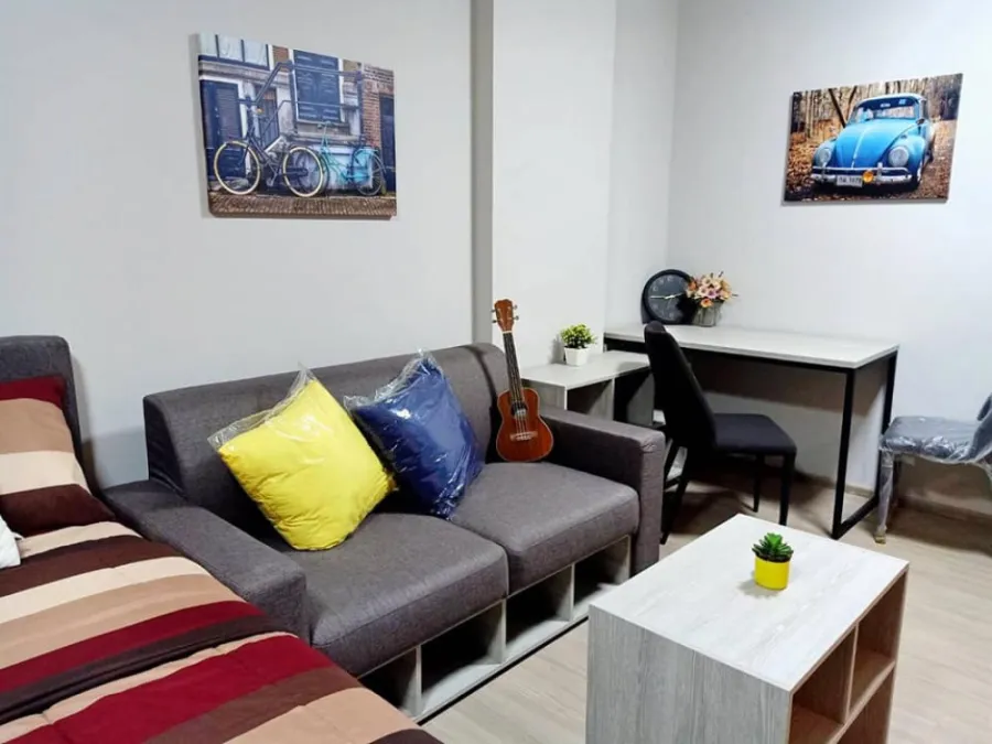 For rent D Condo Campus Kamphaeng Saen, fully furnished, book now !!