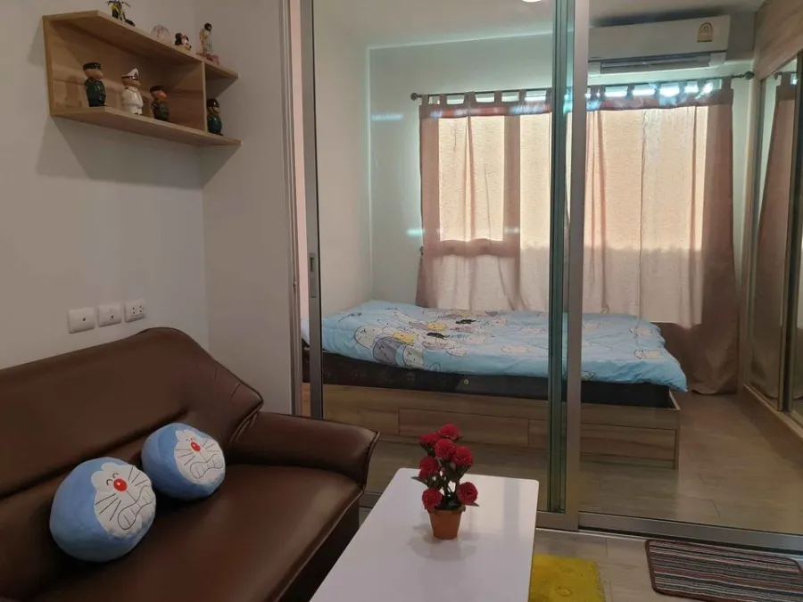 For sale, for rent, Happy Condo Don Mueang The Terminal, fully furnished in the room, ready to move in, reserve now.