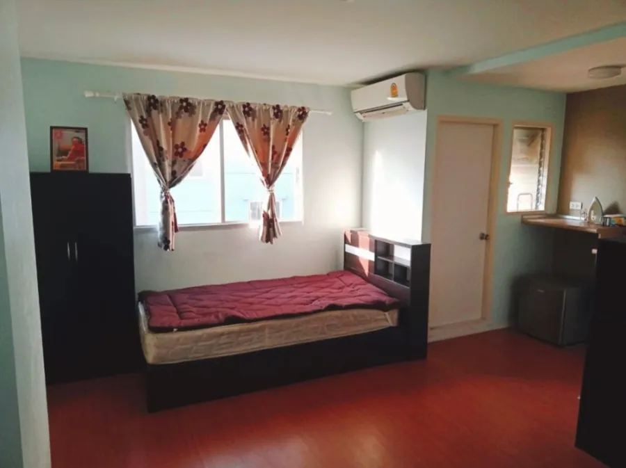Condo for rent, Lumpini Township, Rangsit, Khlong 1, Building B3, Room 225, 2nd floor, fully furnished + electrical appliances, must book