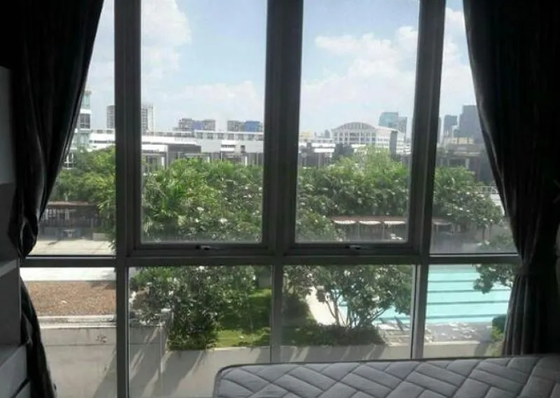 ให้เช่า Garden อโศก-พระราม 9 ห้องตกแต่งโทนขาว เฟอร์นิเจอร์ใหม่ครบ พร้อมอยู่
