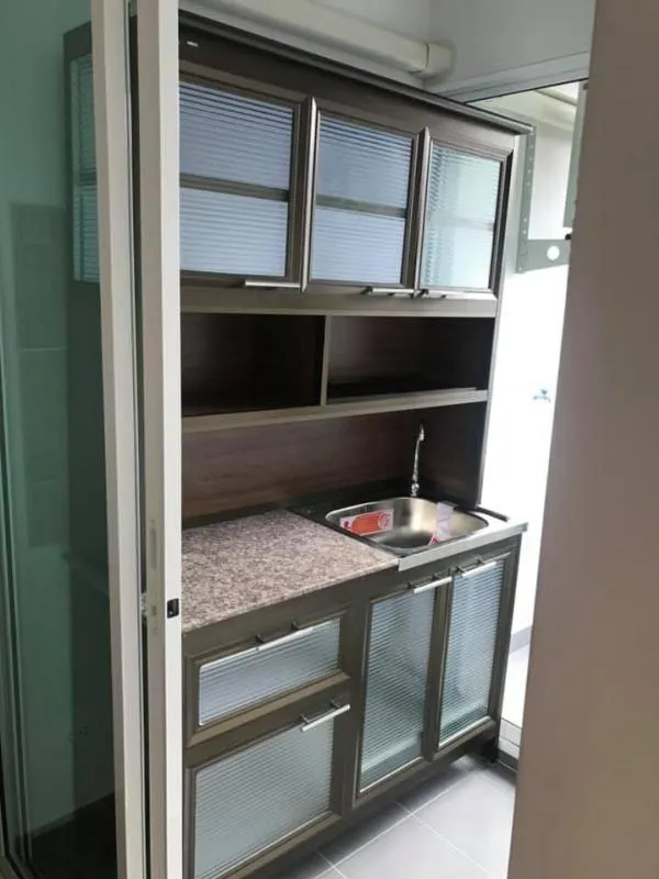 Urgent for rent, special price, Regent Home Condo, Sukhumvit 81, 8th floor, fully furnished, ready to move in, do not wait, hurry !!