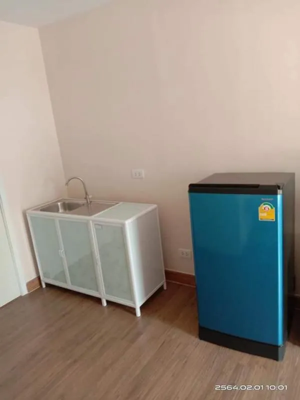 For rent plum condo paholyothin 89 Studio room, double bed, comfortable bed, plus a very good price, book quickly before it slips out.