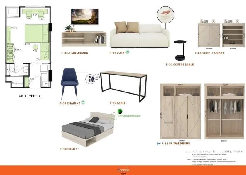 ขายดาวน์ dcondo hype rangsit ชั้น 3 ตึก B วิวสวน + สระ Full furnished จองเลย ห้ามพลาด