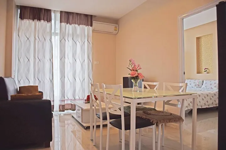ขาย CC Condominium 2 1 ห้องนอน 1 ห้องน้ำ ชั้น 4 มาพร้อมเฟอร์นิเจอร์ครบครัน จองเลย