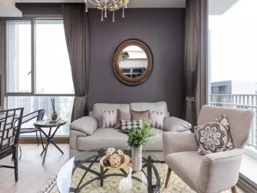 Condo for rent / sale Quat Call by Sansiri, new Renovate room, new furniture, North, ready to move in.
