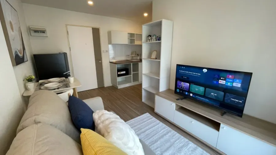 ให้เช่า Lumpini Ville Pranangklao-Riverview ชั้น 5 ห้องแต่งครบ น่าอยู่ จองเลย