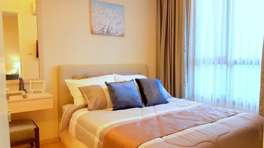 For rent, H Condo Sukhumvit 43, 16th floor, beautiful room, high floor, spacious, comfortable, hurry before it slips out of your hands.