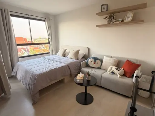ให้เช่า D Condo Air Ladkrabang ห้องพร้อมอยู่ สิ่งอำนวยความสะดวกครบ รีบมาจองได้แล้ววันนี้ อย่าพลาด