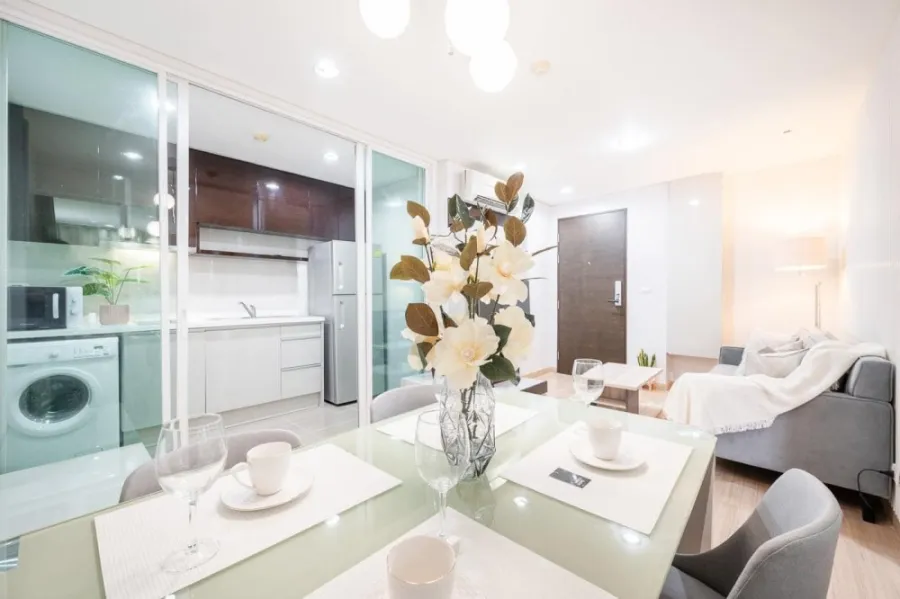 ขาย/ให้เช่า The Address ปทุมวัน ชั้น 6 ห้องกว้างมาก ตกแต่งสวยสุดๆ กรุผนังอย่างดี ไม่จองพลาดมาก