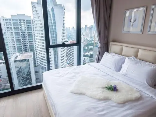 For sale, rent, Ashton Asoke, spacious room modern style With complete set of electrical appliances. Hurry up to reserve now.