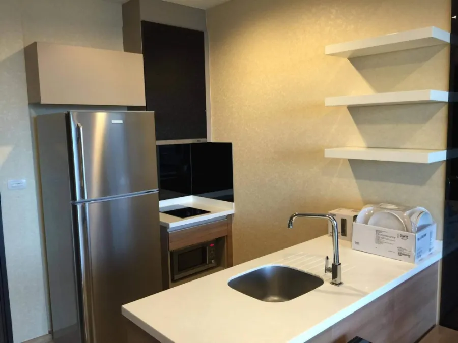 Condo for rent, Rhythm Sukhumvit 50, ready to move in immediately. furnished room You can carry your bag and move in.