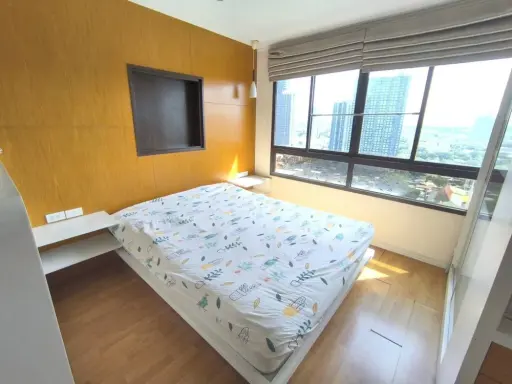 For rent!! Lumpini Ville Sukhumvit 77 condo, complete with furniture and appliances, ready to move in. Hurry and book now!!