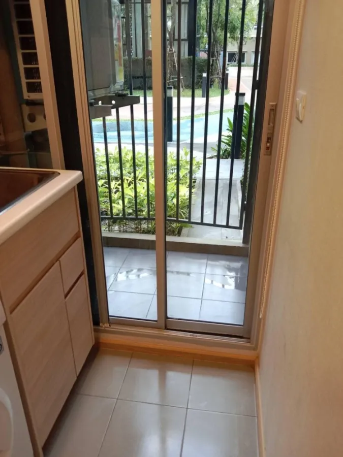 Condo for rent, Plum Condo Rangsit Alive Phase 1, beautiful room, separated into separate sections, book now, hurry up.