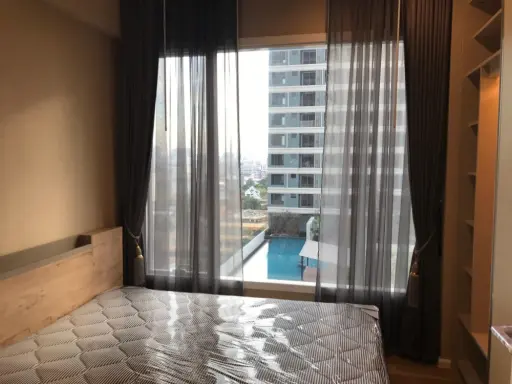 Sell for rent!! Condo The Saint Residences, 10th Floor, Building B, Pool View The room is very beautiful and inviting. Don't miss it!!
