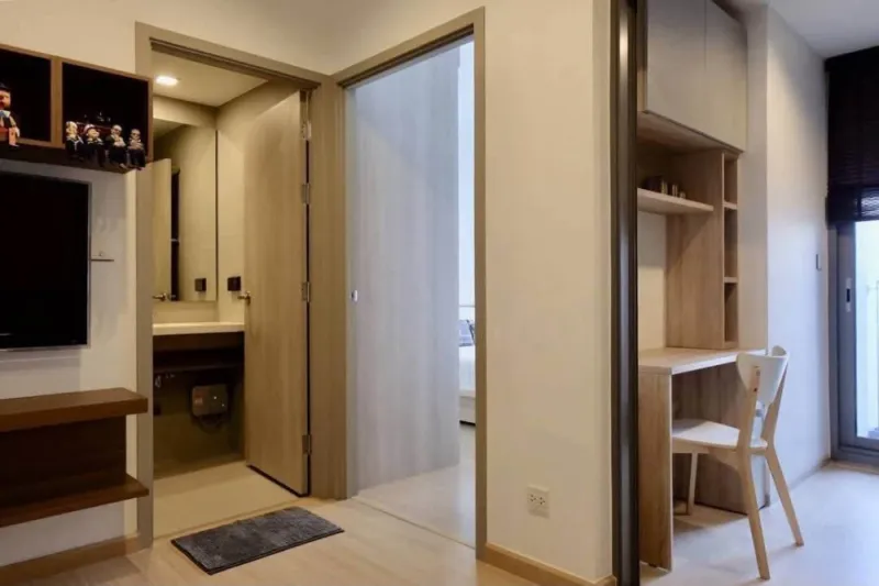ให้เช่า Whizdom Connect Sukhumvit ห้องอยู่ชั้นสูงมากๆ ตกแต่งครบครัน พร้อมเข้าอยู่แล้วจ้า