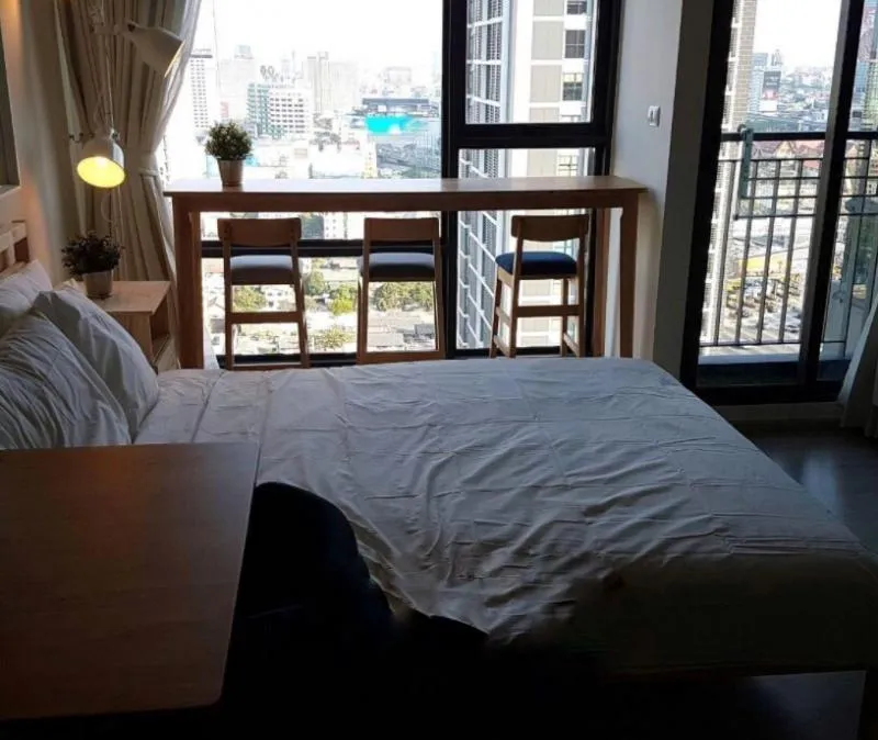 For rent, Rhythm Asoke, this room is very recommended, fully furnished, electrical appliances, everything. Great value, quick booking