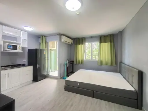 ขาย/ให้เช่า ลุมพินี คอนโดทาวน์ รามอินทรา-หลักสี่ ห้อง STUDIO D2 ชั้น 2 ห้องเย็นสบาย ไม่ร้อน จองเลย images