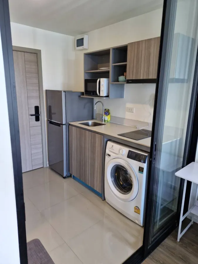For rent: The Origin Ramintra 83 Station, ready to move in, fully furnished, come and reserve now, don't miss out!