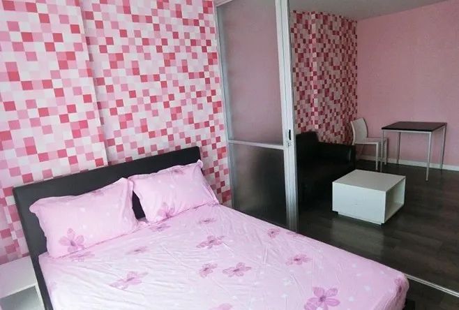 ให้เช่า Dcondo Campus Resort Bangna ชั้น 3 วิวเมืองโล่งๆ ห้องกั้น แต่งครบ พร้อมอยู่ จองเลย