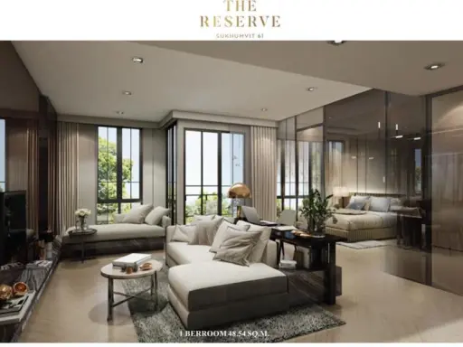 Sell a reservation, The Reserve Sukhumvit 61, the best price, special room location The room facing east. Urgent !! images