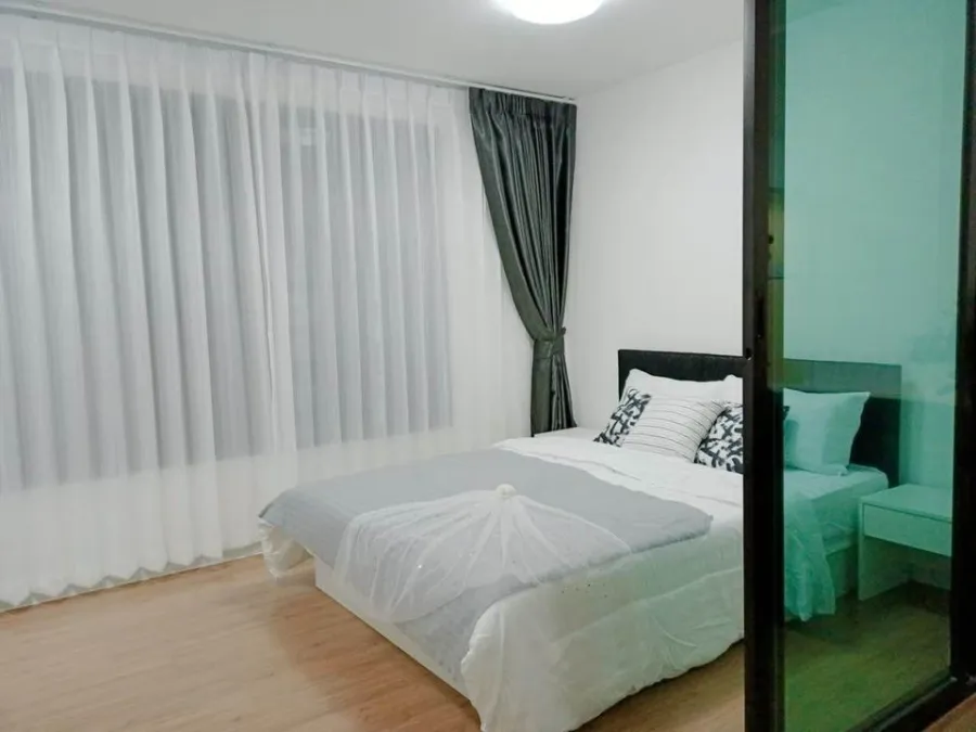 ปล่อยเช่า ไอคอนโด ศาลายา เฟส 2 ห้องตกแต่งโทนสีขาวสบายตา ราคาสบายใจ สนใจจองให้ไวเลย