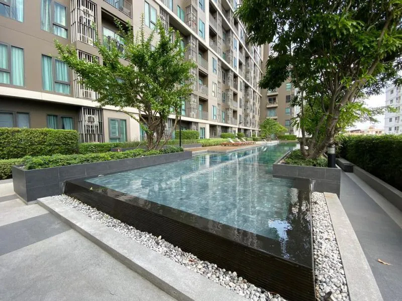 ขาย Condo Centric Ratchada-Huai Khawang ตกแต่งพร้อมอยู่ เฟอร์นิเจอร์ Build-in แบบ Modern ห้ามพลาดด