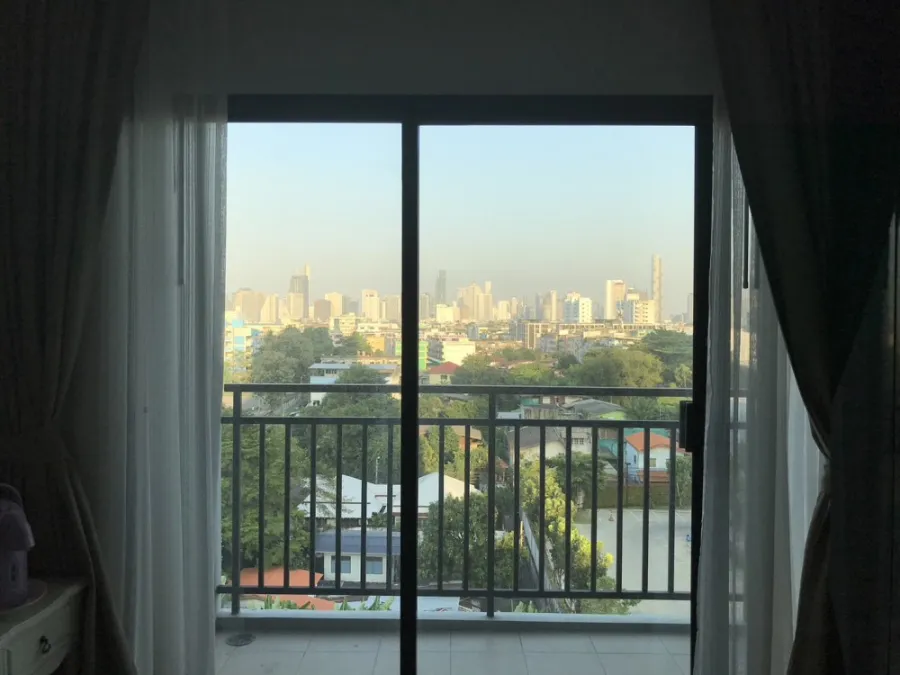 Condo for sale, rent, Supalai Loft, Talat Phlu Station, complete with furniture and electrical appliances.