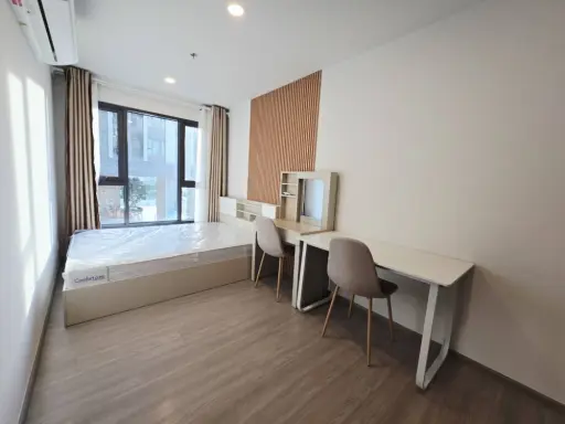 For rent!! Aspire Sukhumvit - Rama 4, 9th floor, beautiful room, fully furnished, ready to move in. Don't miss out!!
