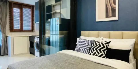 ให้เช่า!! คอนโด เอ็กซ์ที ห้วยขวาง ห้องเลขที่ 298/109 ห้องสวยตกแต่งเฟอร์นิเจอร์ครบ พร้อมอยู่ จองเลย!!