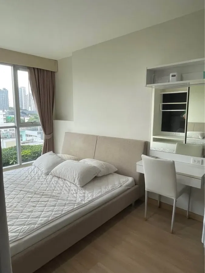 For rent: Life @ Ladprao 18, 1 bedroom, 1 bathroom, 8th floor, good location, fully furnished, beautiful city view, no blocking, reserve now!