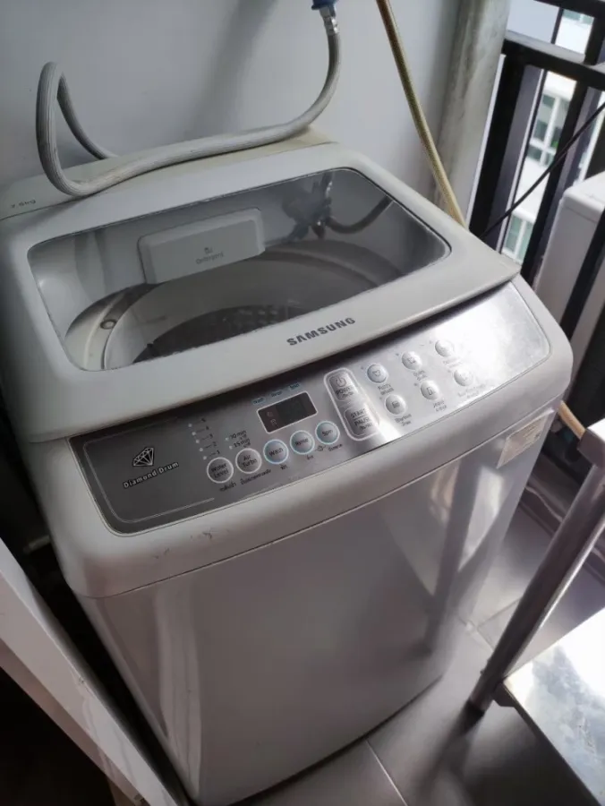 Condo for rent, Regent Home Sukhumvit 81, complete with electrical appliances. The high floor is good, don't miss it.